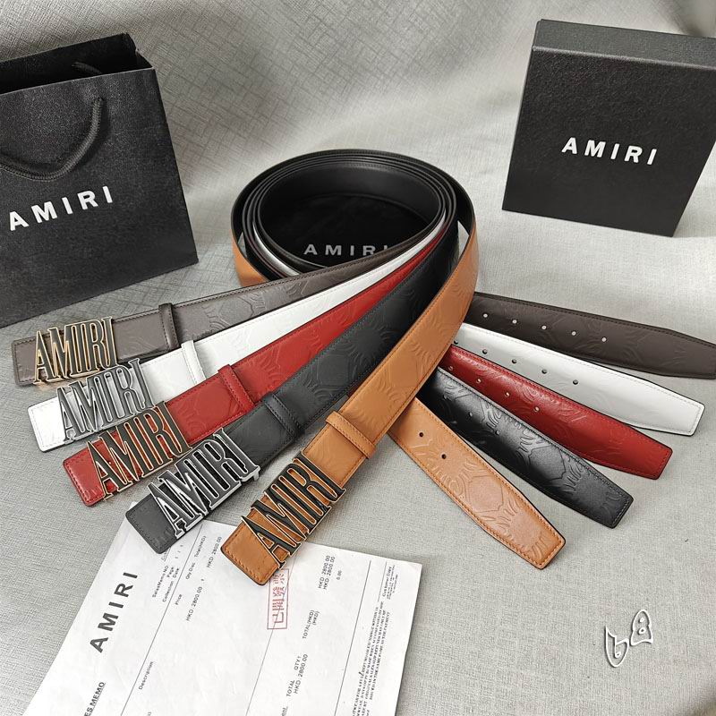 Amiri belt 38mmX90-125cm lb (33)
