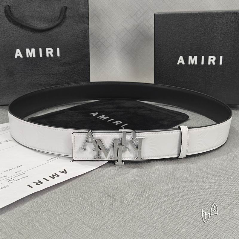 Amiri belt 38mmX90-125cm lb (34)