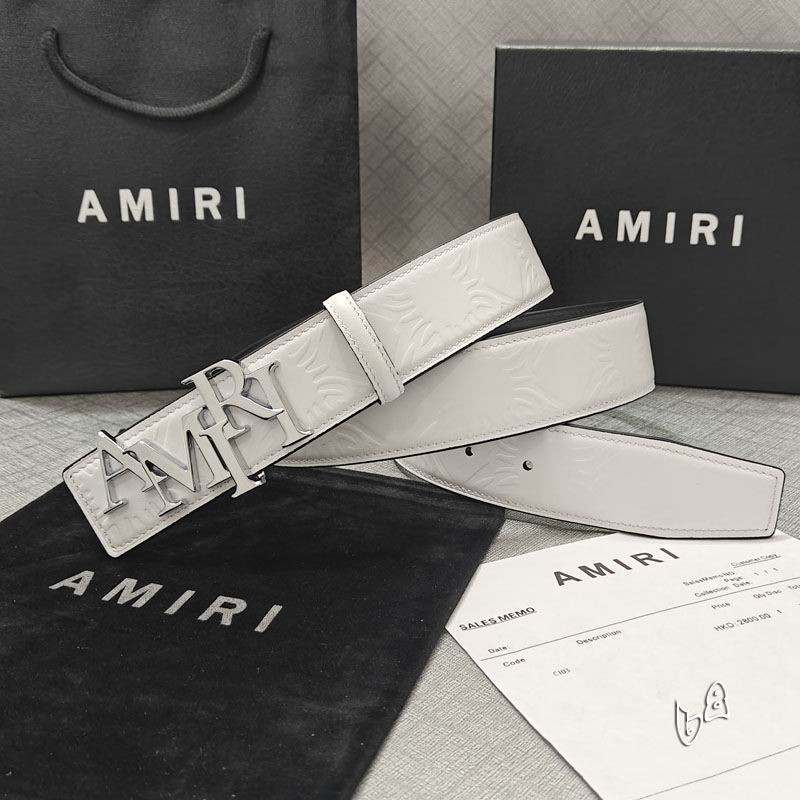 Amiri belt 38mmX90-125cm lb (35)