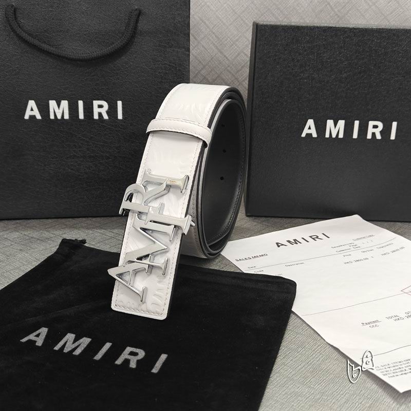 Amiri belt 38mmX90-125cm lb (36)