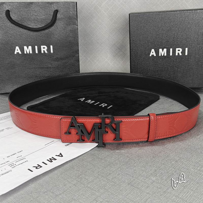 Amiri belt 38mmX90-125cm lb (40)