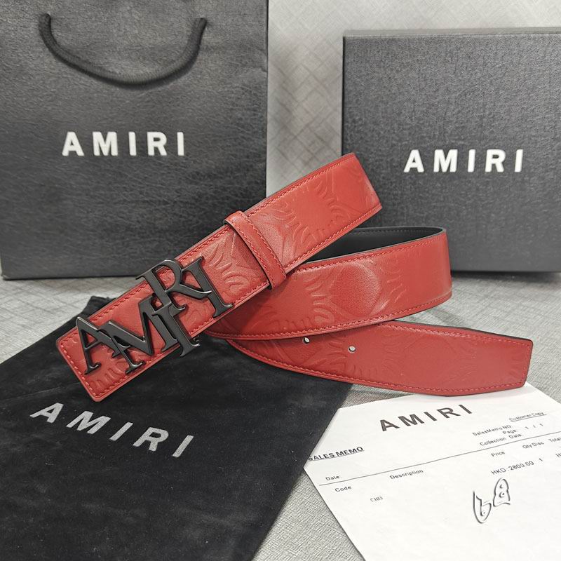 Amiri belt 38mmX90-125cm lb (41)