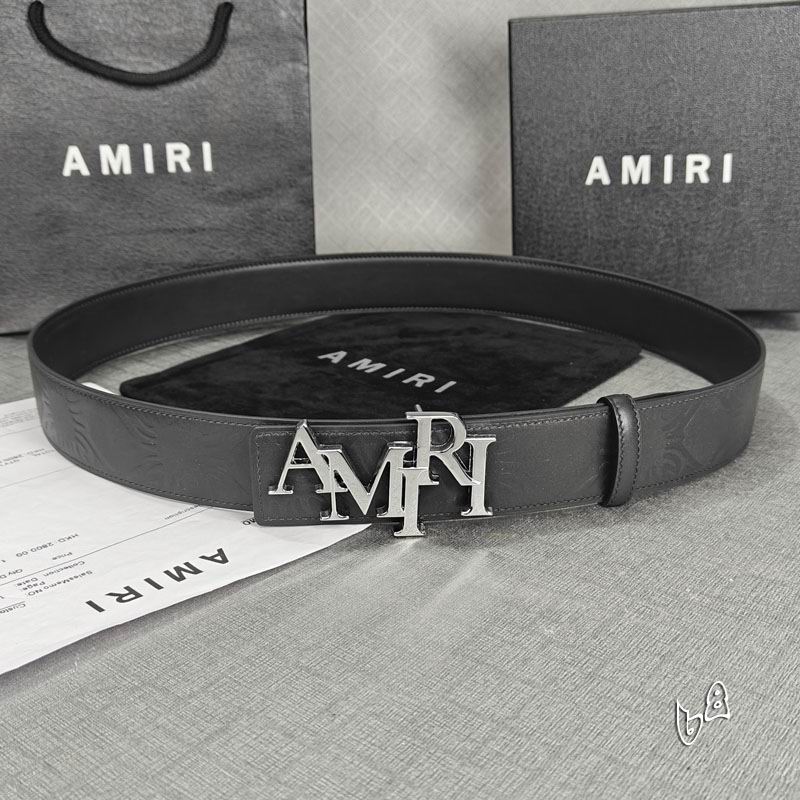 Amiri belt 38mmX90-125cm lb (43)