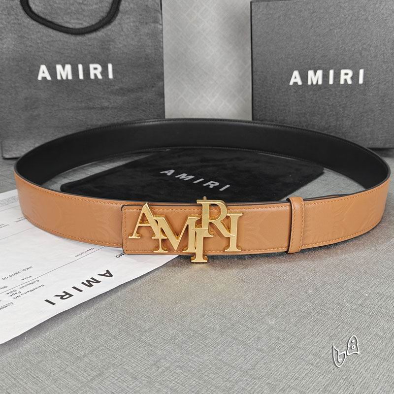 Amiri belt 38mmX90-125cm lb (46)
