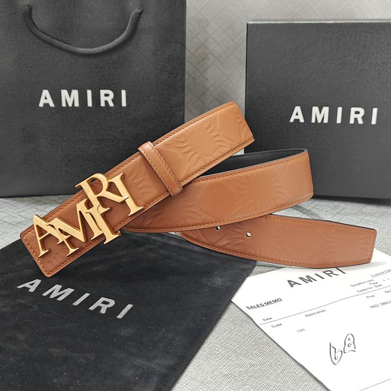 Amiri belt 38mmX90-125cm lb (47)