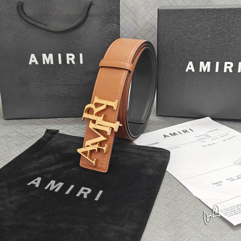 Amiri belt 38mmX90-125cm lb (48)
