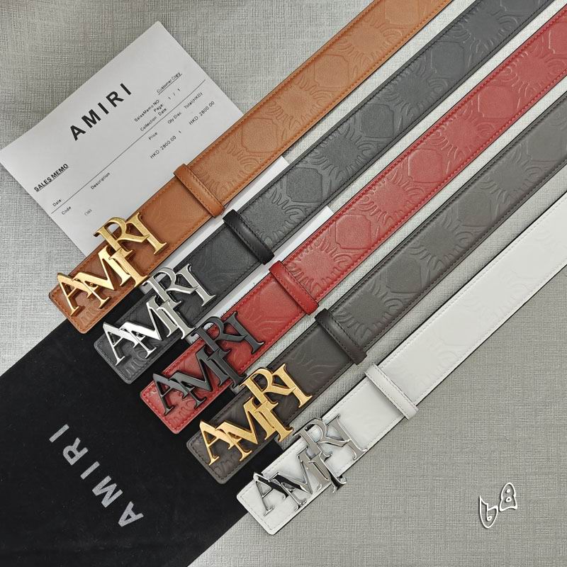 Amiri belt 38mmX90-125cm lb (49)