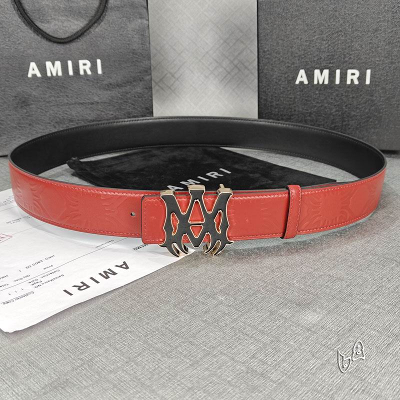 Amiri belt 38mmX90-125cm lb (51)
