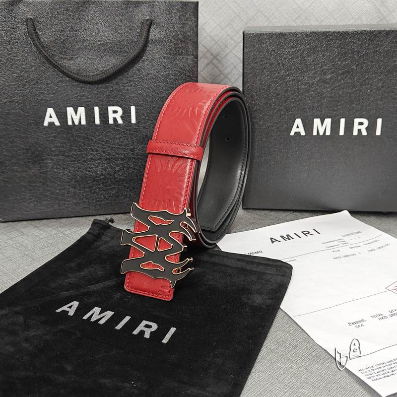 Amiri belt 38mmX90-125cm lb (53)
