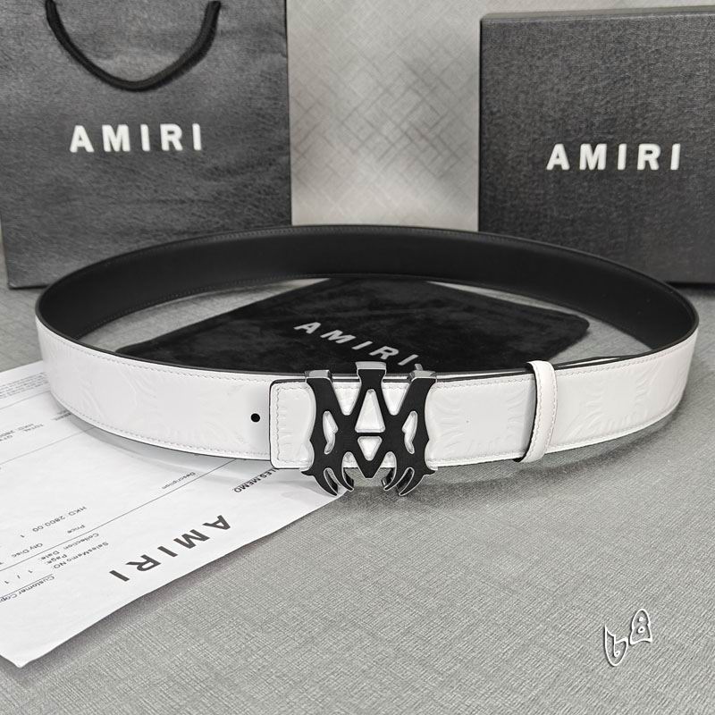 Amiri belt 38mmX90-125cm lb (54)