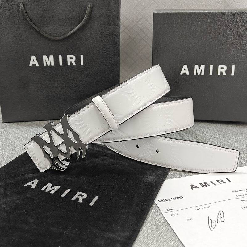 Amiri belt 38mmX90-125cm lb (55)