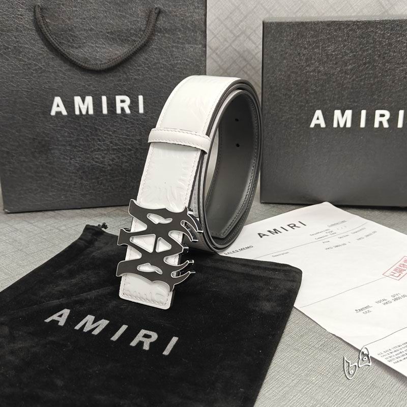 Amiri belt 38mmX90-125cm lb (56)