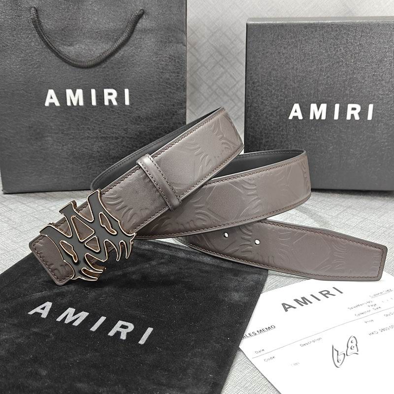 Amiri belt 38mmX90-125cm lb (58)