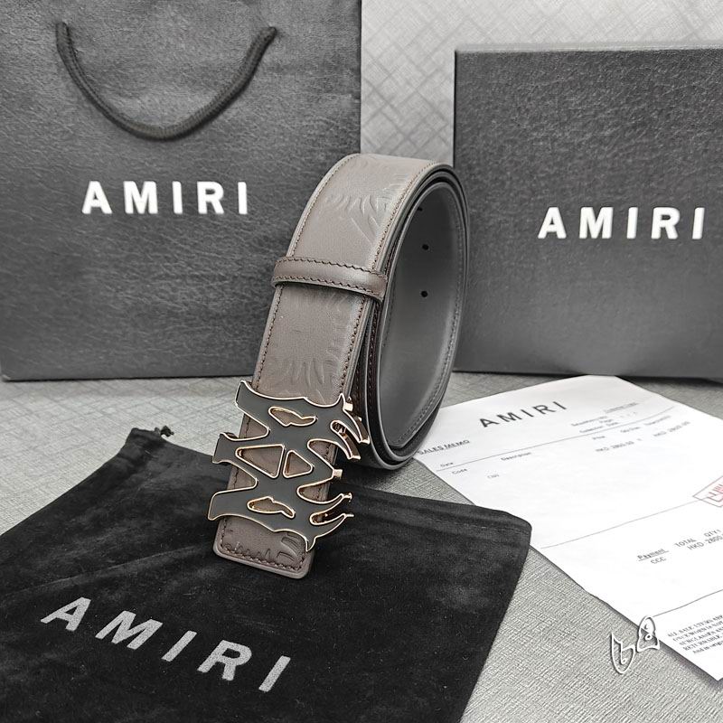 Amiri belt 38mmX90-125cm lb (59)
