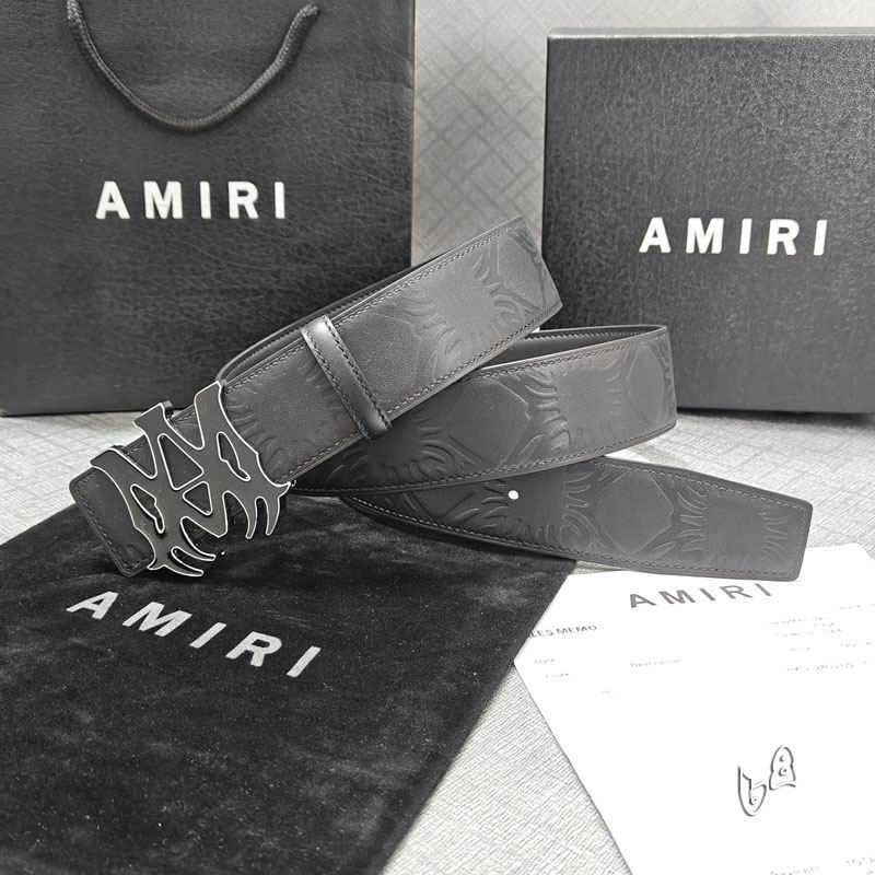 Amiri belt 38mmX90-125cm lb (61)