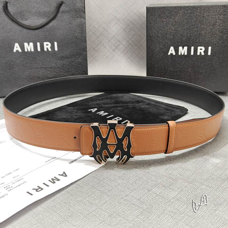 Amiri belt 38mmX90-125cm lb (63)
