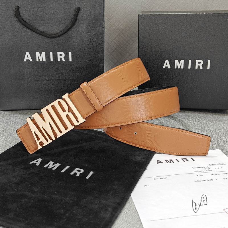 Amiri belt 38mmX90-125cm lb (72)