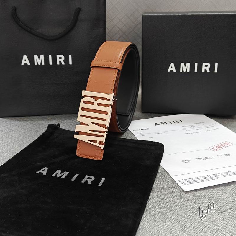 Amiri belt 38mmX90-125cm lb (73)