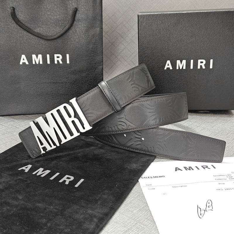 Amiri belt 38mmX90-125cm lb (75)