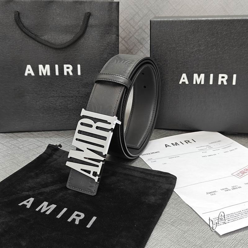 Amiri belt 38mmX90-125cm lb (76)