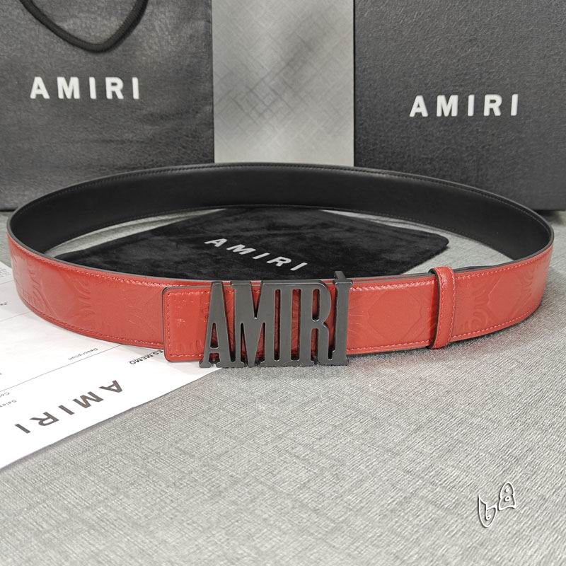 Amiri belt 38mmX90-125cm lb (77)