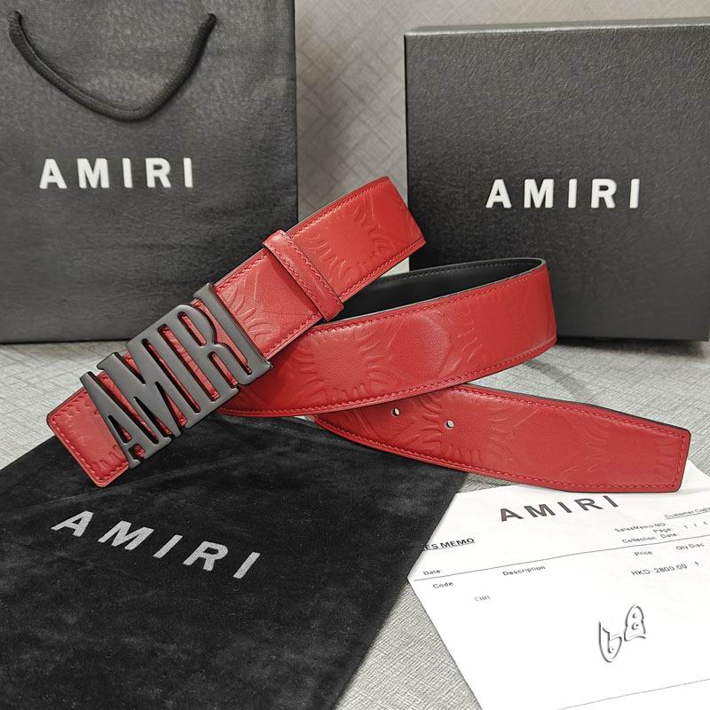 Amiri belt 38mmX90-125cm lb (78)