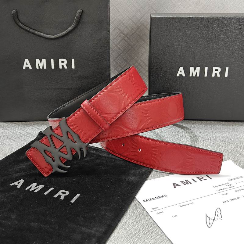 Amiri belt 38mmX90-125cm lb (8)