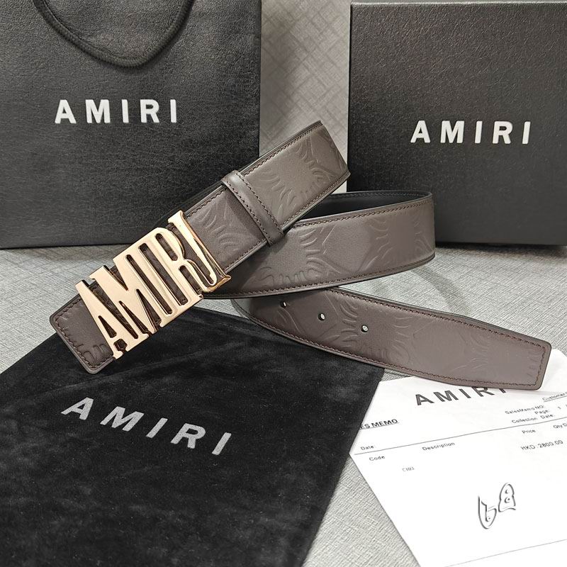 Amiri belt 38mmX90-125cm lb (81)
