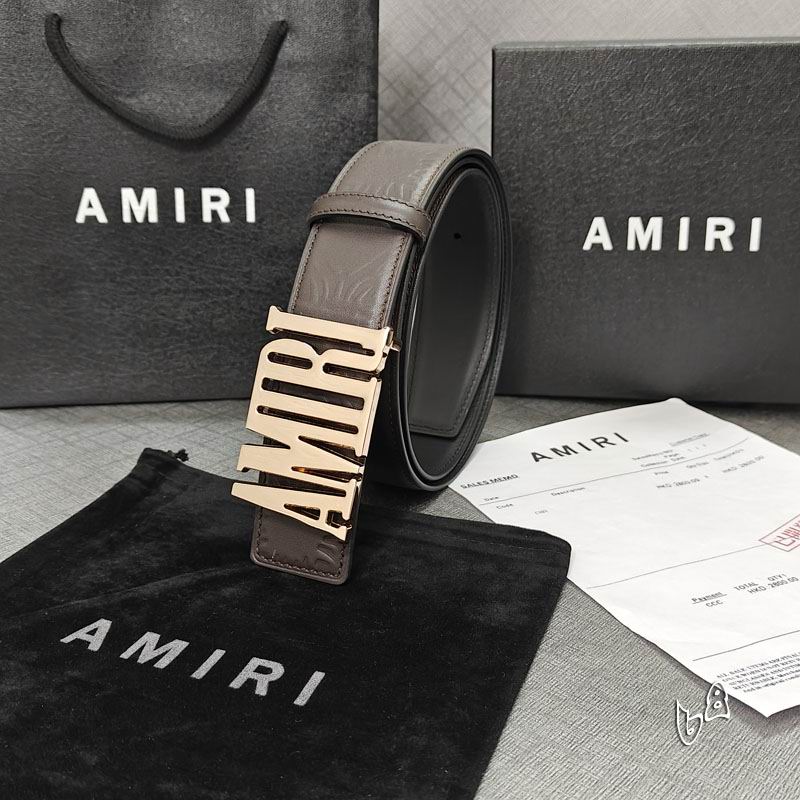 Amiri belt 38mmX90-125cm lb (82)