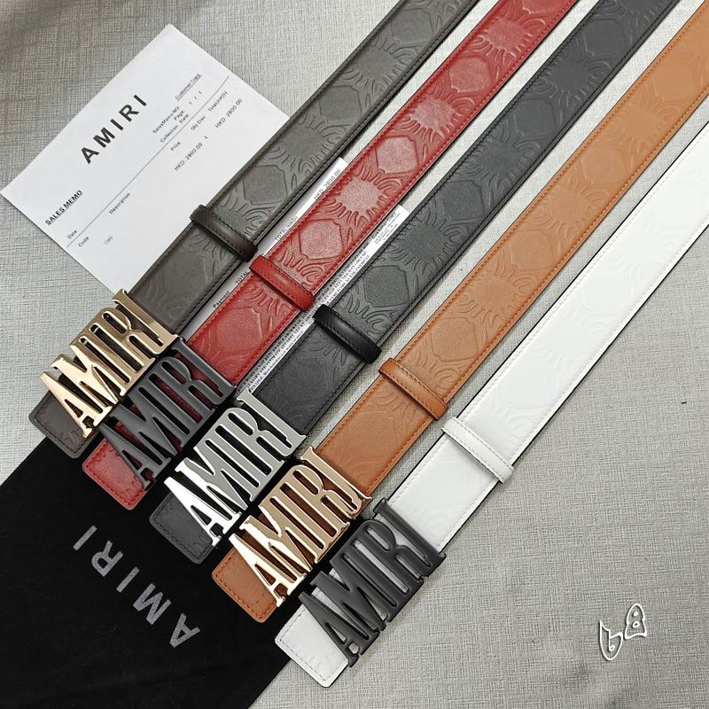 Amiri belt 38mmX90-125cm lb (83)