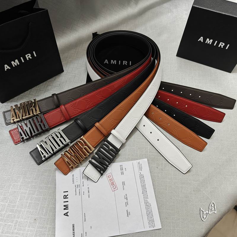 Amiri belt 38mmX90-125cm lb (84)