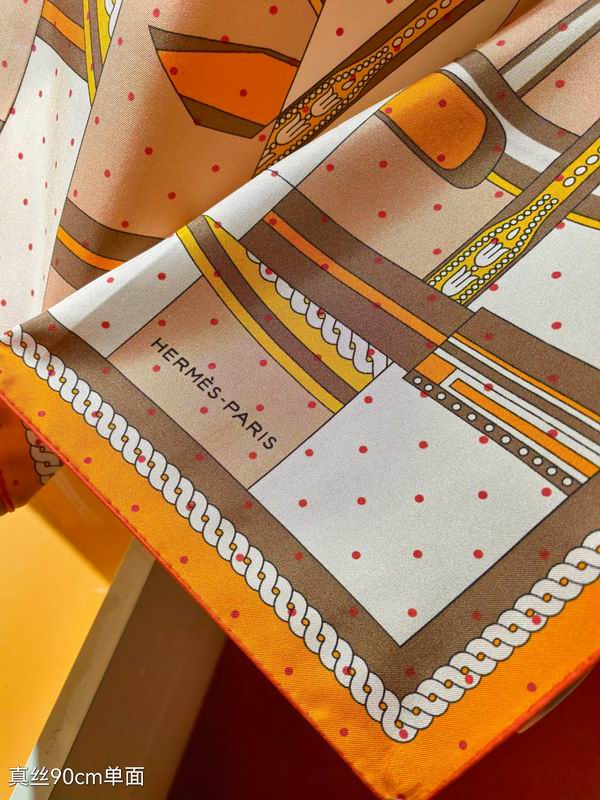 Hermes silk scarf 90X90cm E08 (5)