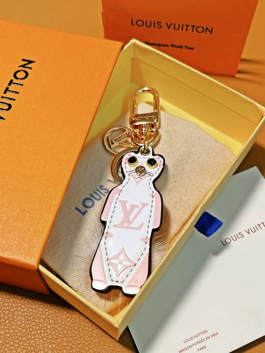 LV keyring 粉白鼬鼠 12lyh05 (4)
