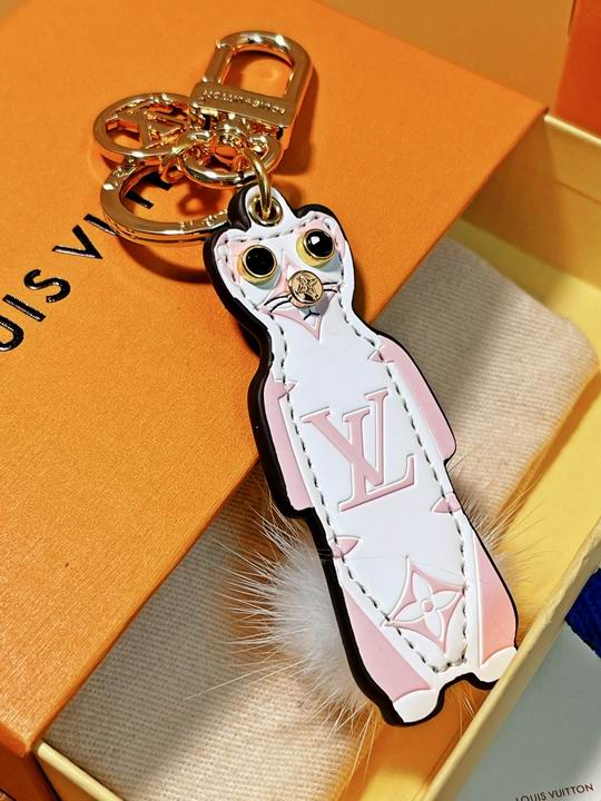 LV keyring 粉白鼬鼠 12lyh05 (5)