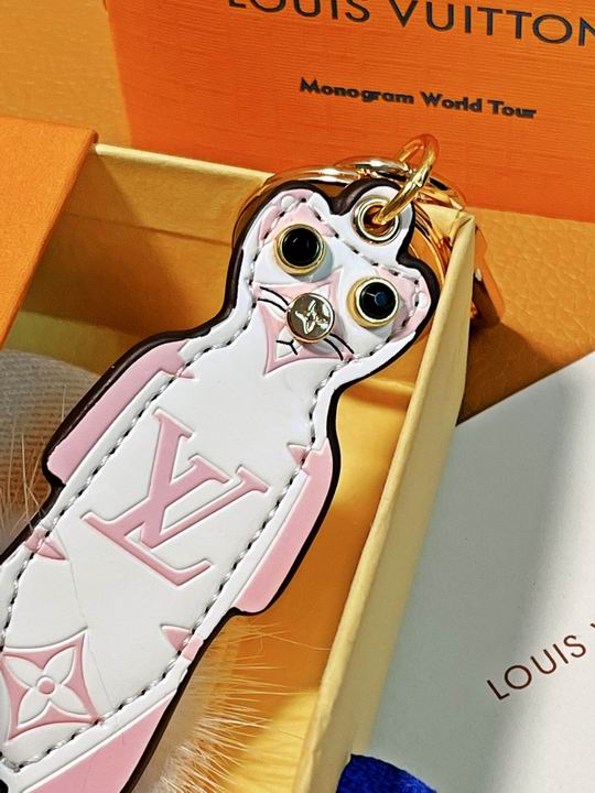 LV keyring 粉白鼬鼠 12lyh05 (6)