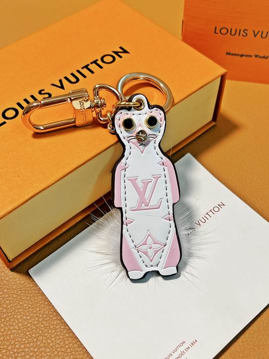 LV keyring 粉白鼬鼠 12lyh05 (9)