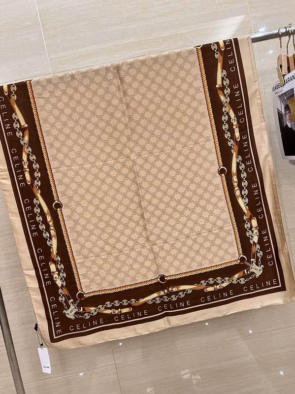 Celine silk scarf 180X90cm E21 (3)