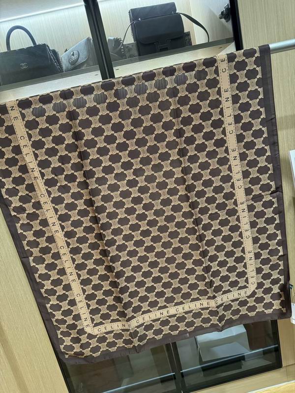 Celine silk scarf 180X90cm E27 (3)
