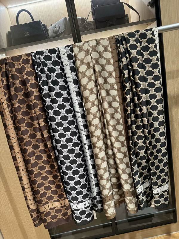 Celine silk scarf 180X90cm E27 (4)