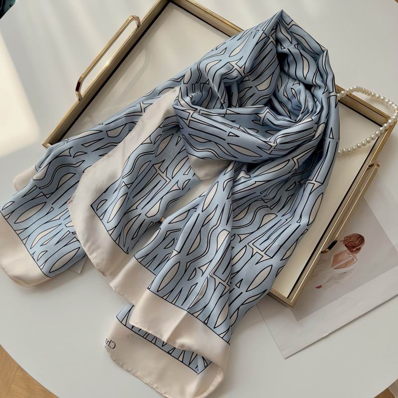 Dior silk scarf 90-180cm E50 (14)