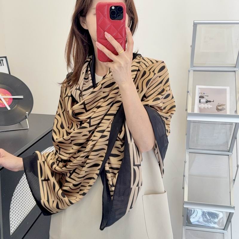 Dior silk scarf 90-180cm E50 (22)