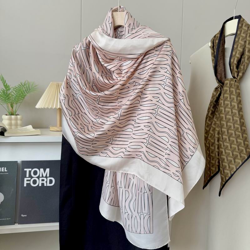 Dior silk scarf 90-180cm E50 (4)