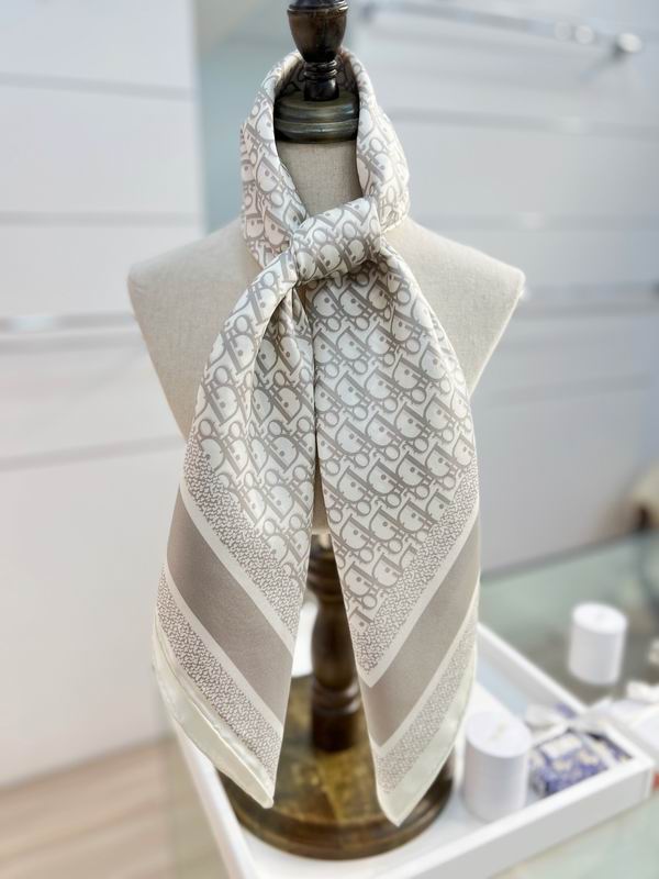 Dior silk scarf 90X90cm E43 (10)