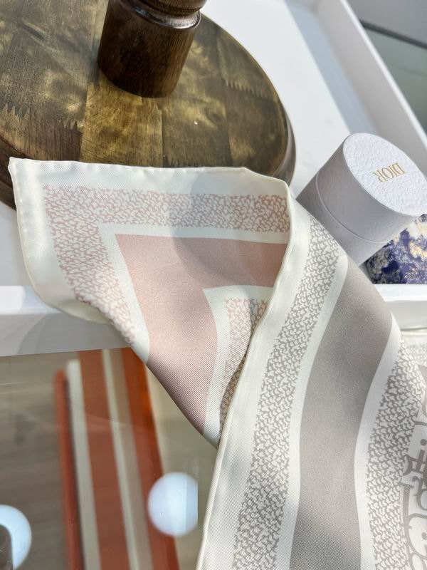 Dior silk scarf 90X90cm E43 (14)