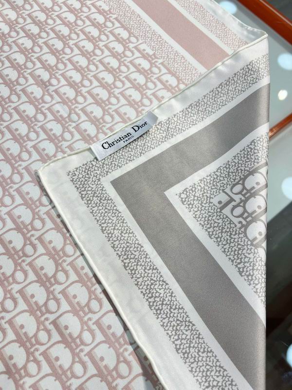 Dior silk scarf 90X90cm E43 (16)