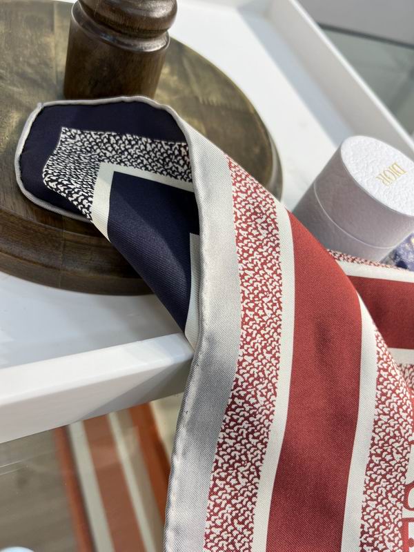 Dior silk scarf 90X90cm E43 (5)