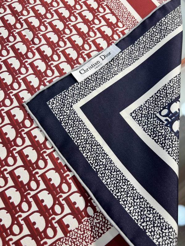 Dior silk scarf 90X90cm E43 (7)