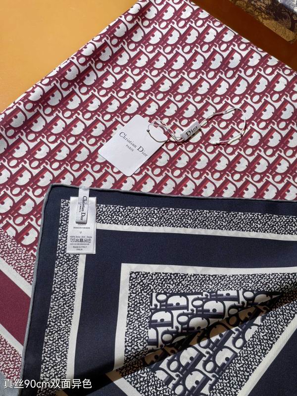 Dior silk scarf 90X90cm E50 (4)