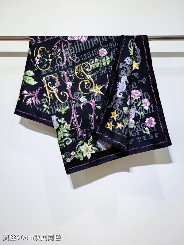 Dior silk scarf 90X90cm E60 (23)