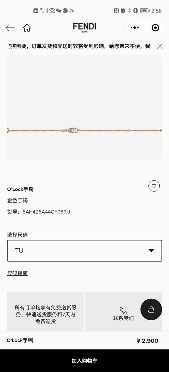 Fendi bracelet 12lyh88 (2)